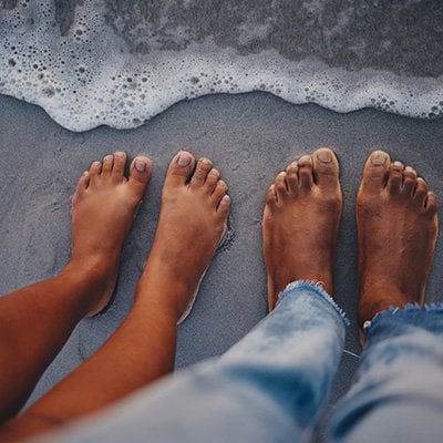 Feet at the Beach